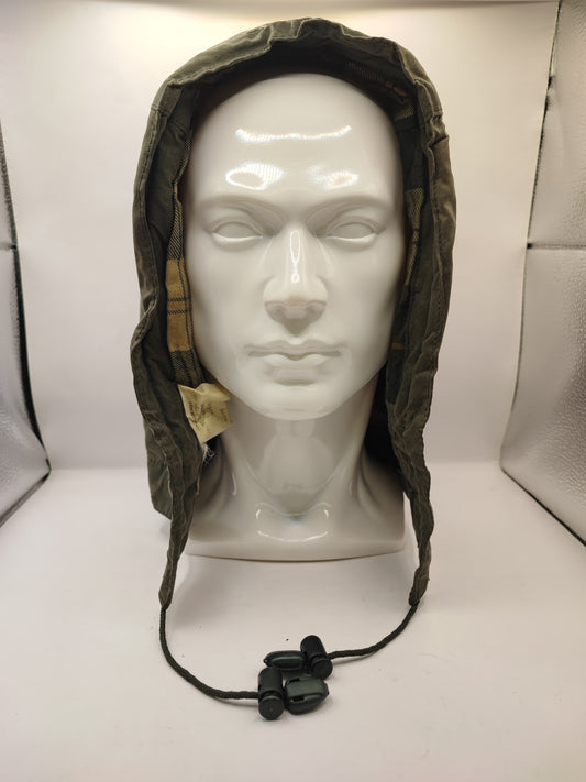 Cappuccio Barbour verde recente  - Vintage sage Barbour Hood