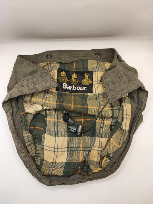 Cappuccio Barbour verde recente  - Vintage sage Barbour Hood