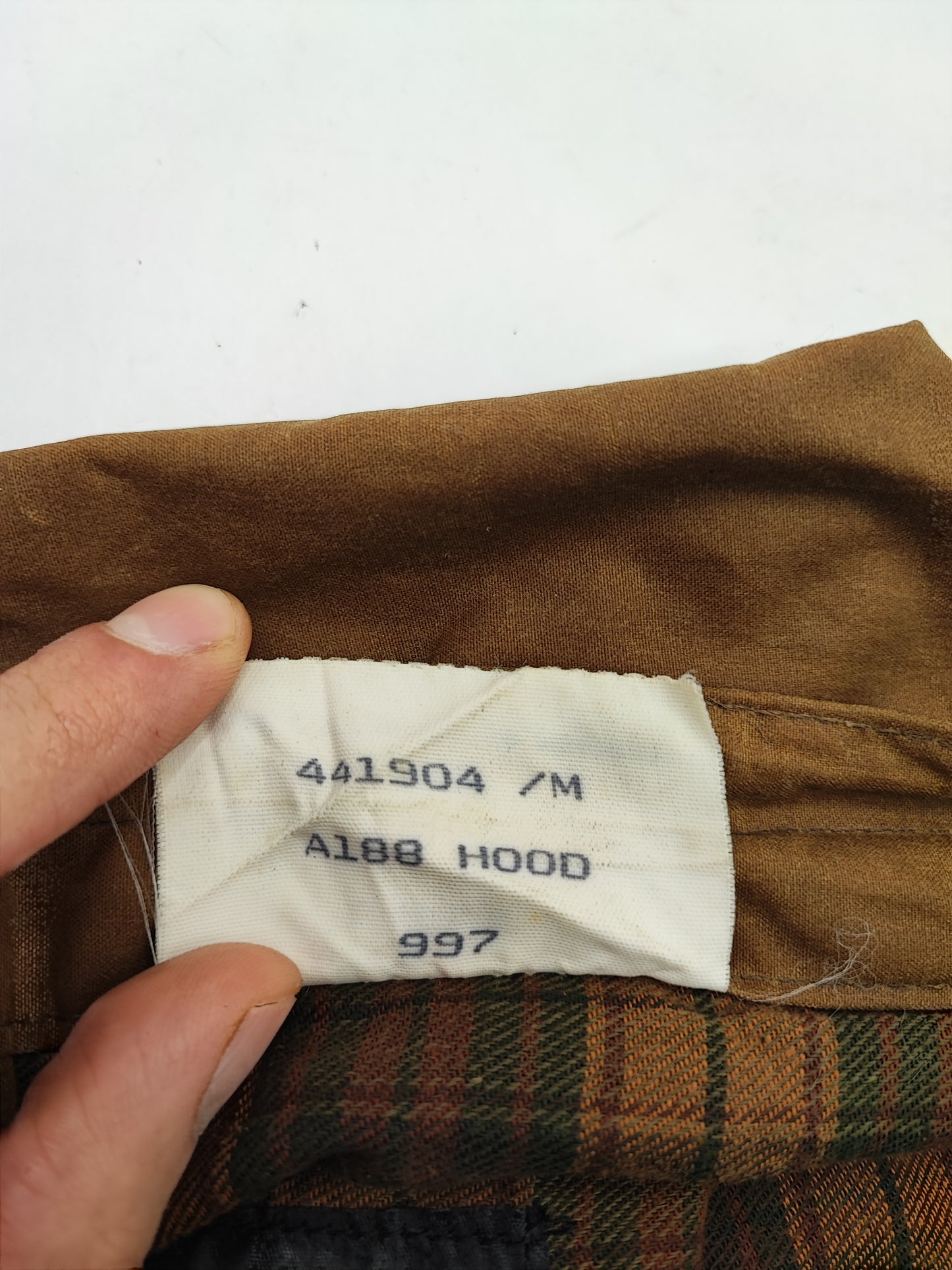 Cappuccio Barbour vintage beige cerato A188 - Vintage Sand Hood