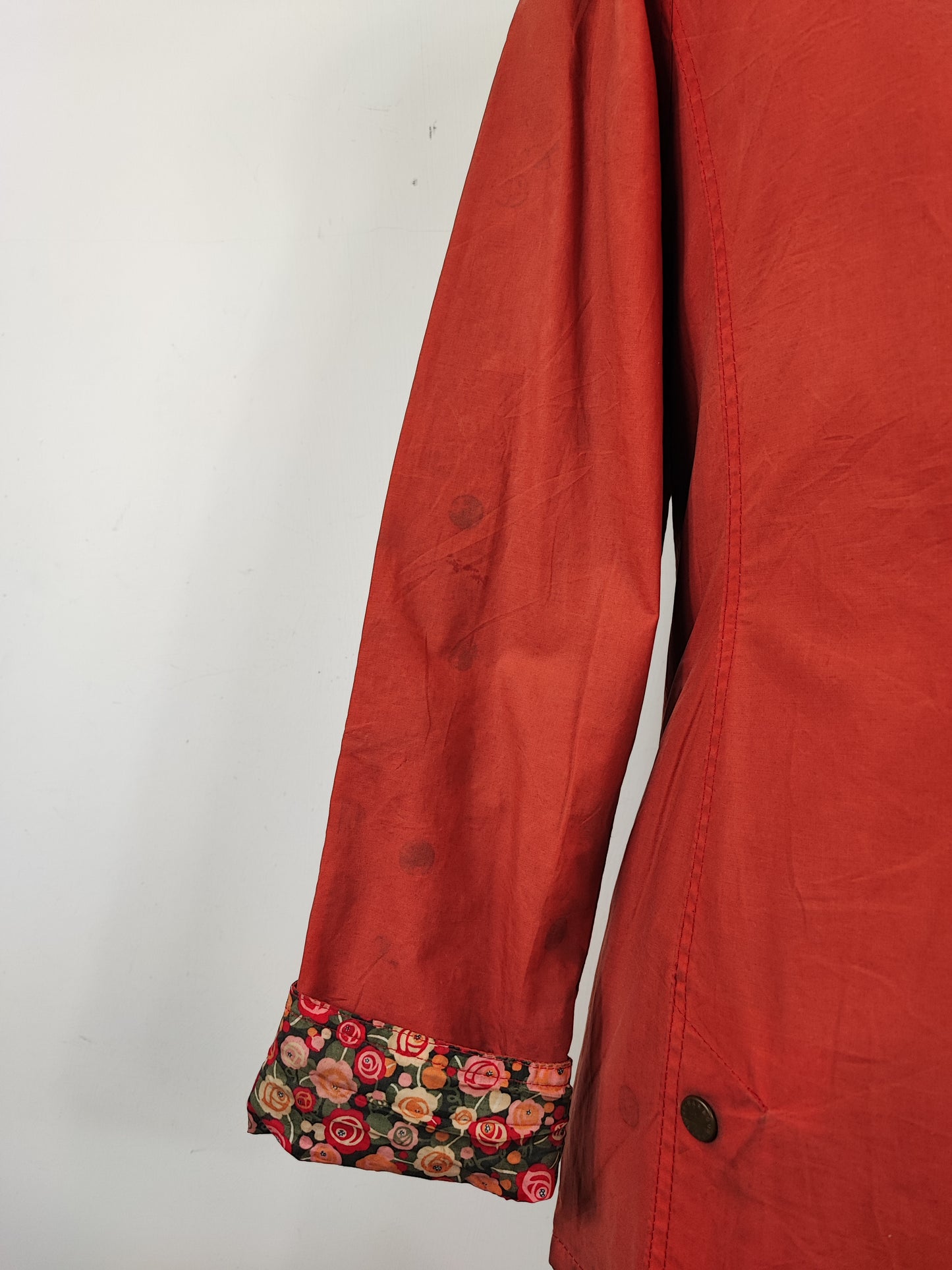 Giacca Barbour da donna Hope Beadnell Arancio Uk8 Xsmall - Lady Wax Hope Orange Beadnell uk8