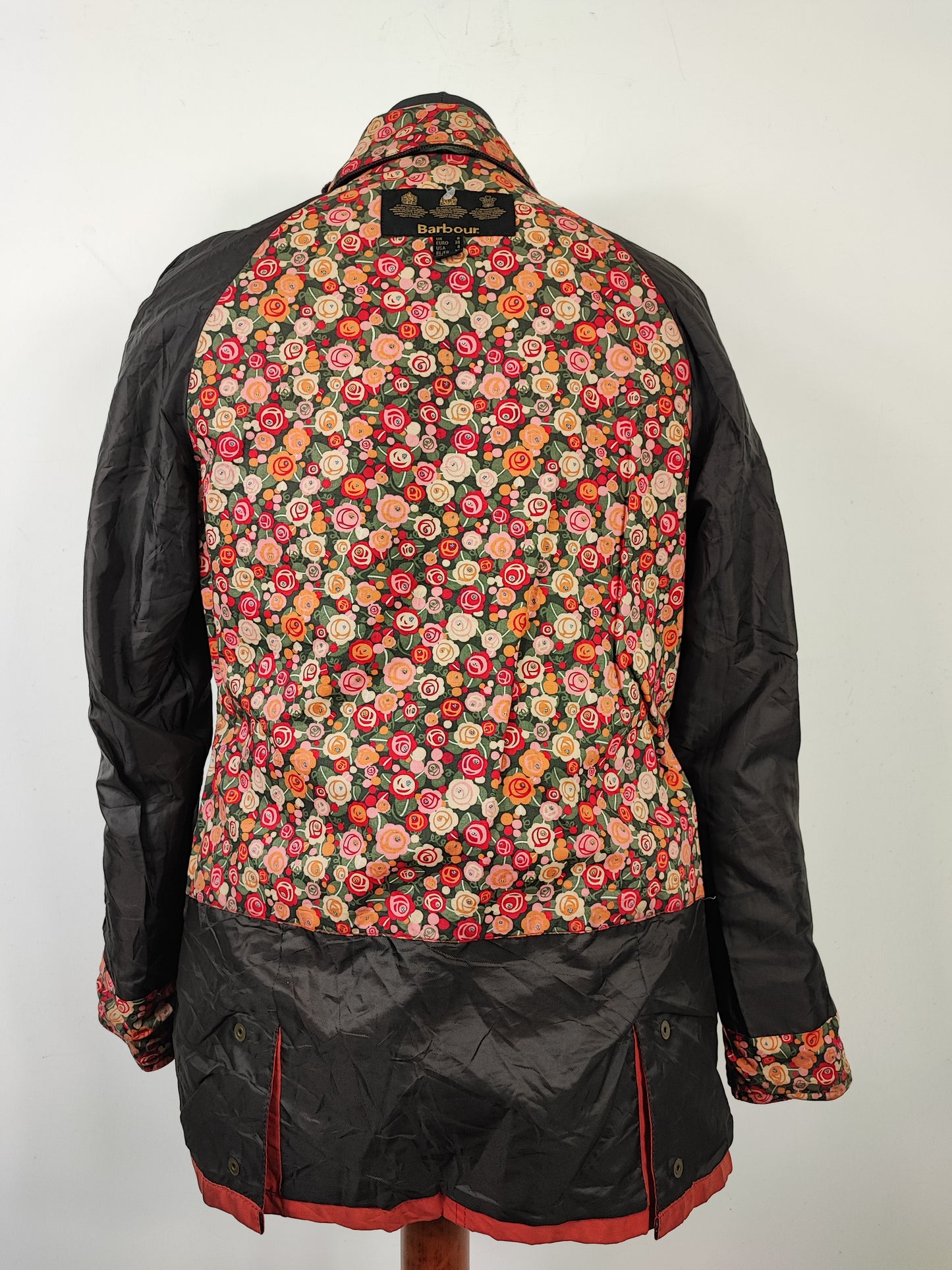 Giacca Barbour da donna Hope Beadnell Arancio Uk8 Xsmall - Lady Wax Hope Orange Beadnell uk8