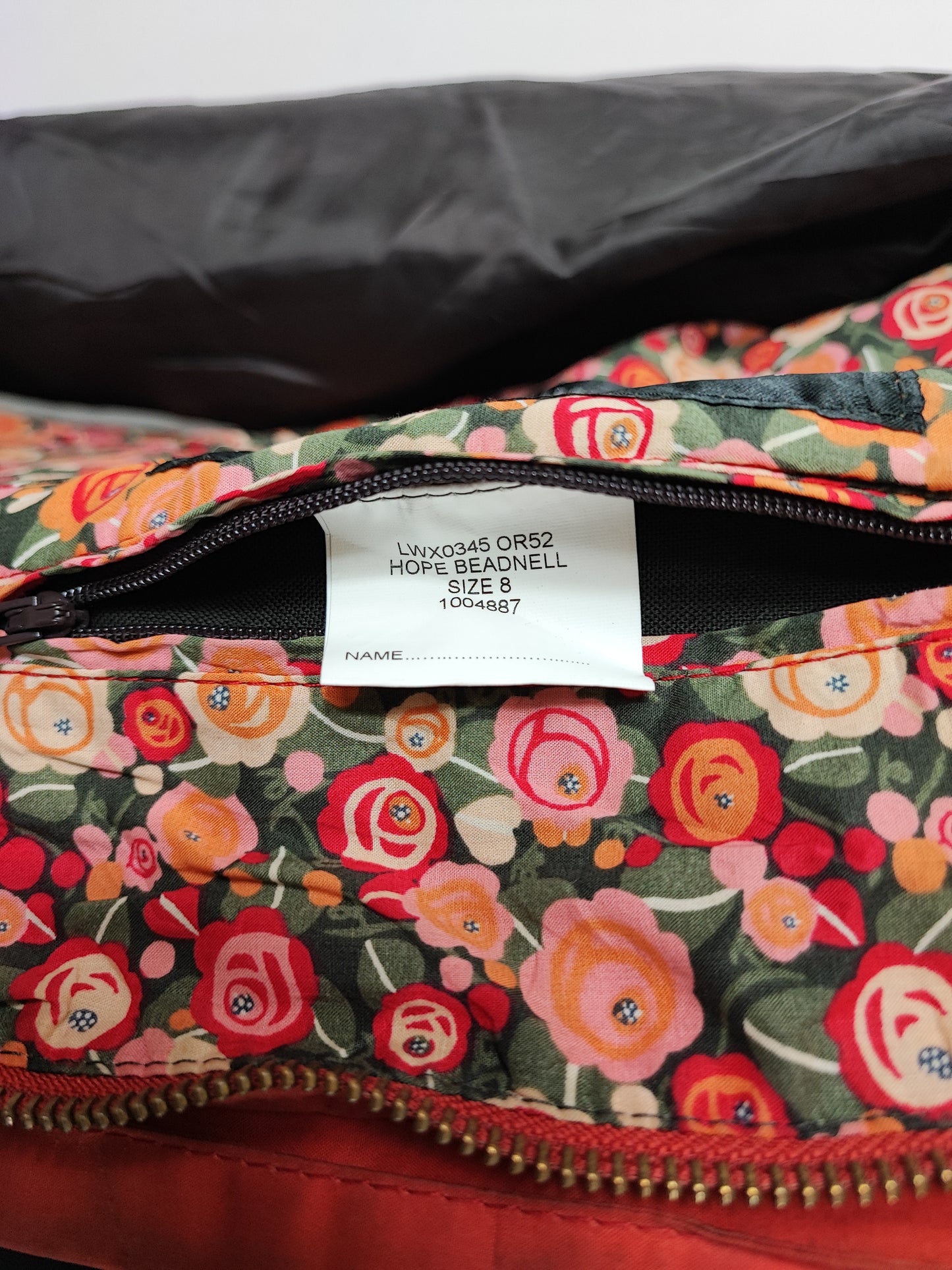 Giacca Barbour da donna Hope Beadnell Arancio Uk8 Xsmall - Lady Wax Hope Orange Beadnell uk8