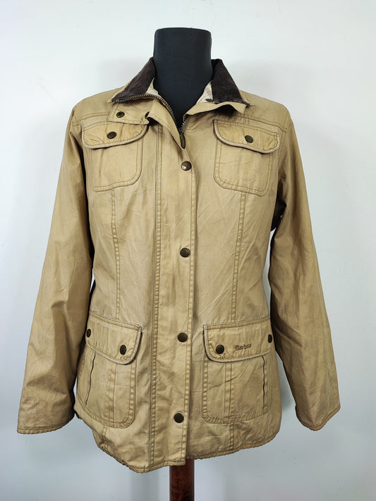 Barbour Giacca corta beige Utility Lumi donna tg.42/44 Lady Beige Utility Wateproof Jacket uk14