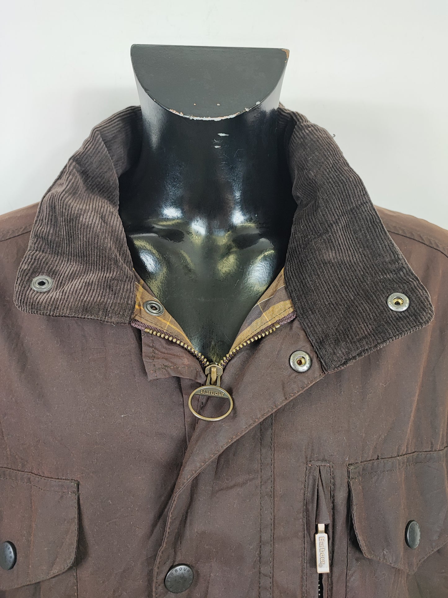 Barbour Giacca da uomo Sapper marrone XL Man Flyweight Brown Sapper Jacket Size XL