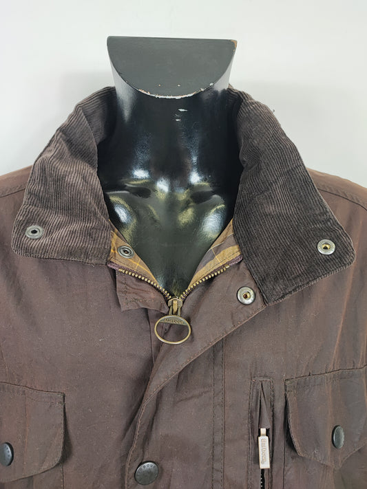 Barbour Giacca da uomo Sapper marrone XL Man Flyweight Brown Sapper Jacket Size XL