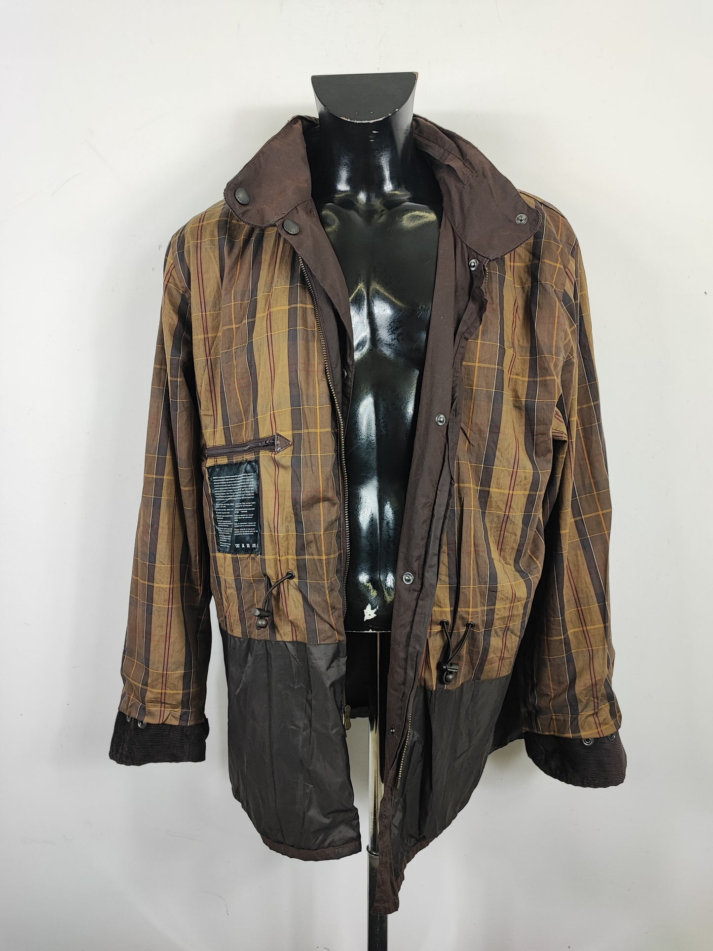 Barbour Giacca da uomo Sapper marrone XL Man Flyweight Brown Sapper Jacket Size XL