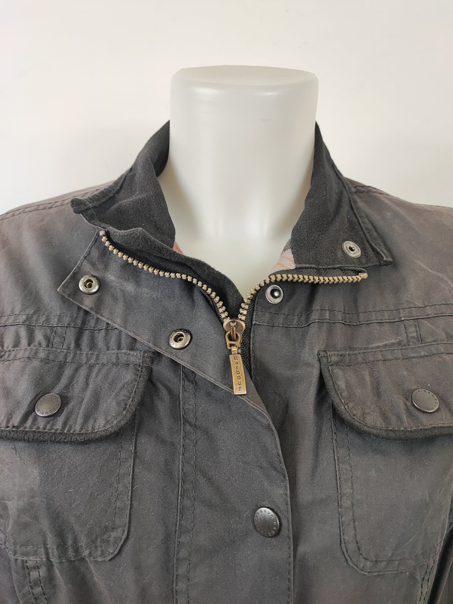 Giacca Barbour corta Unisex Utility Nera UK16 Black short Unisex Utility jacket tg.46 ita