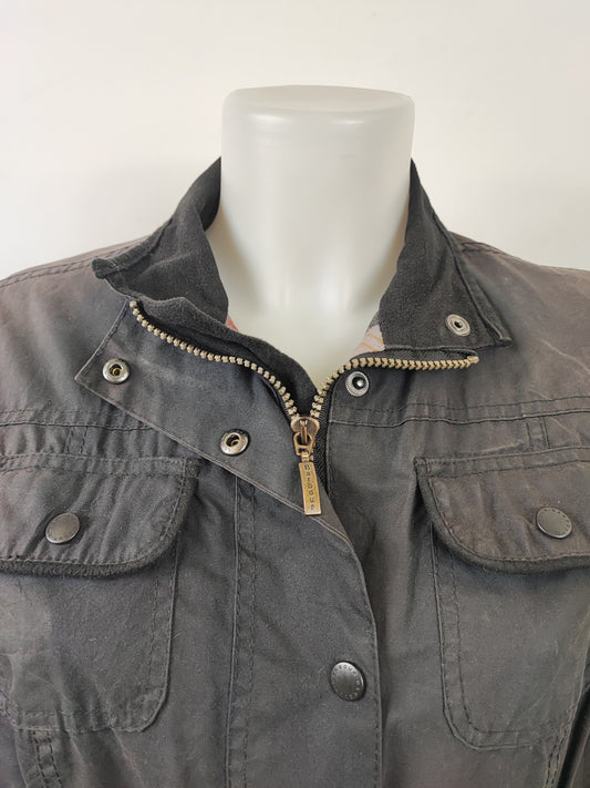 Giacca Barbour corta Unisex Utility Nera UK16 Black short Unisex Utility jacket tg.46 ita