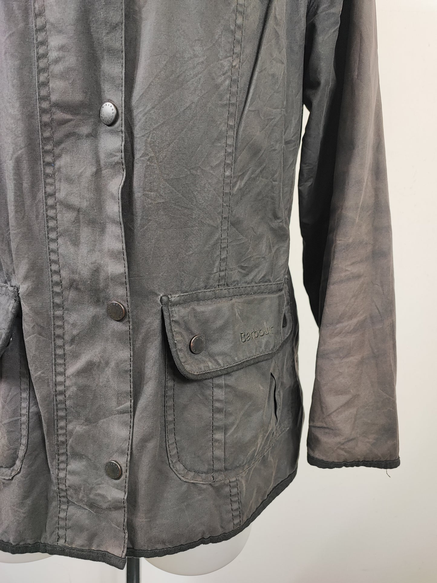 Giacca Barbour corta Unisex Utility Nera UK16 Black short Unisex Utility jacket tg.46 ita