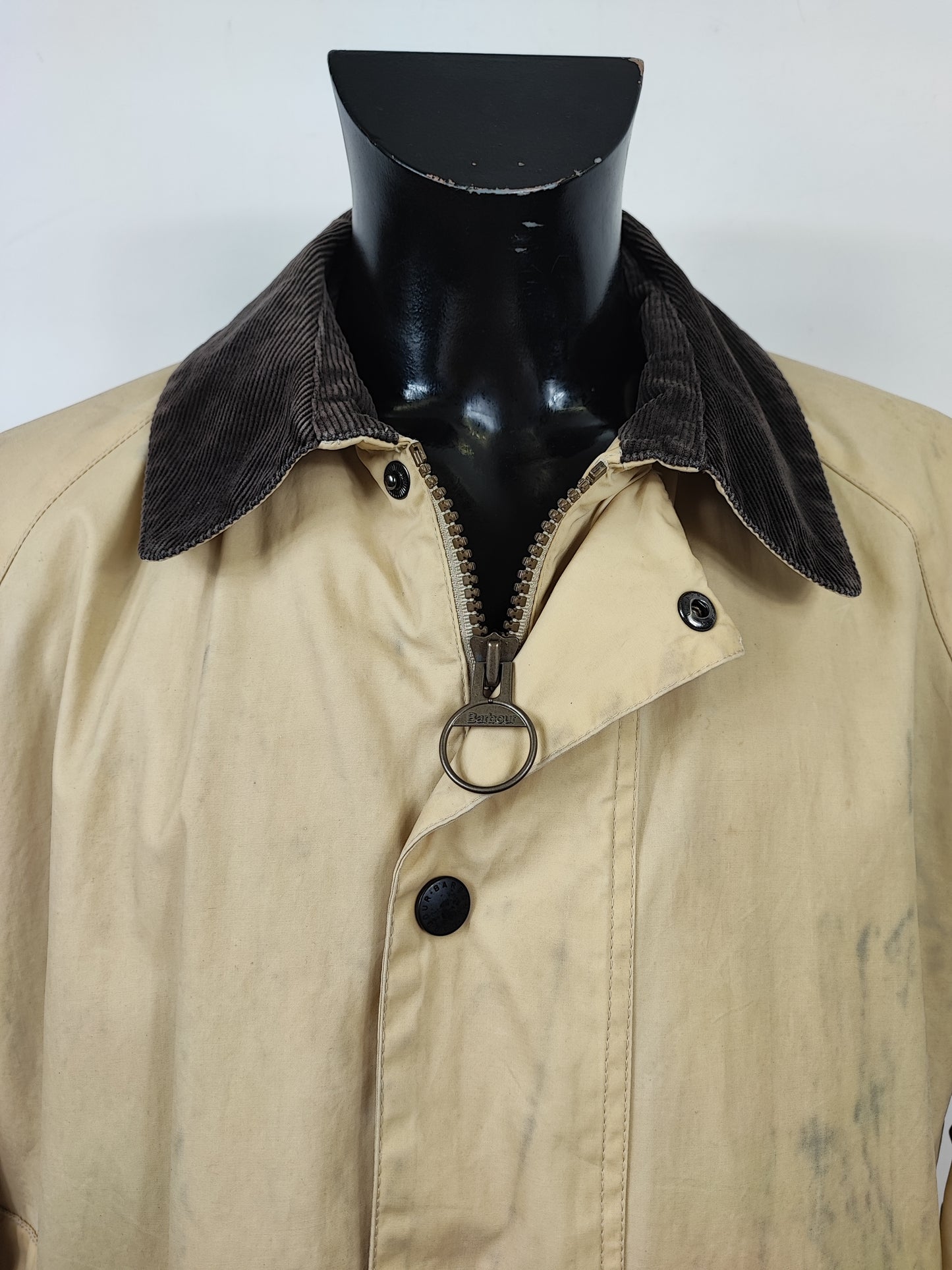 Giacca Barbour da uomo Summer Beaufort Beige Large Beige Summer Beaufort jacket L