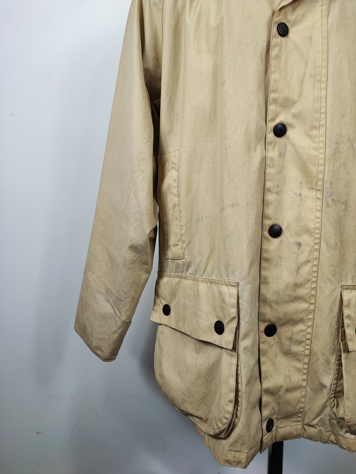 Giacca Barbour da uomo Summer Beaufort Beige Large Beige Summer Beaufort jacket L