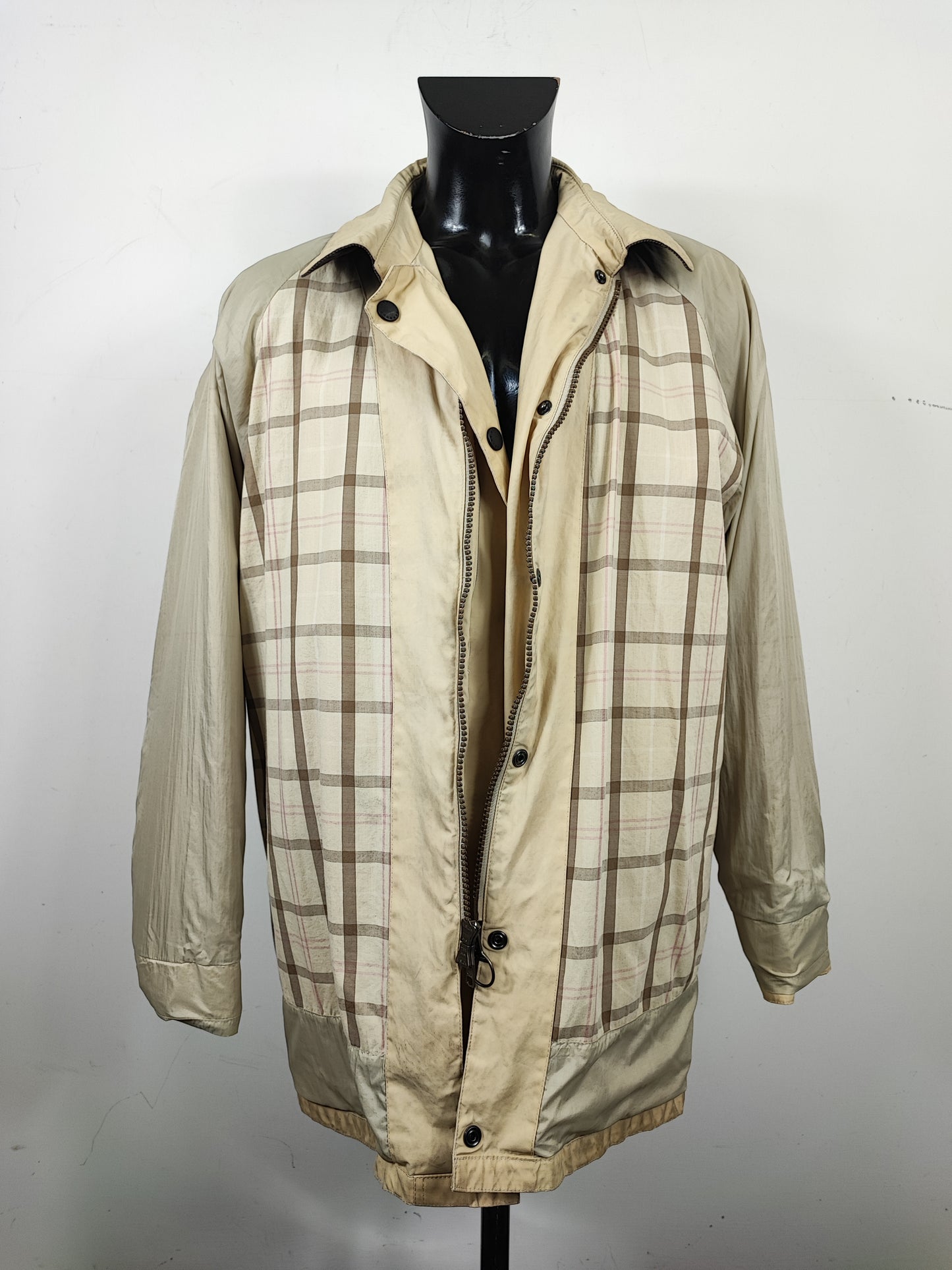 Giacca Barbour da uomo Summer Beaufort Beige Large Beige Summer Beaufort jacket L