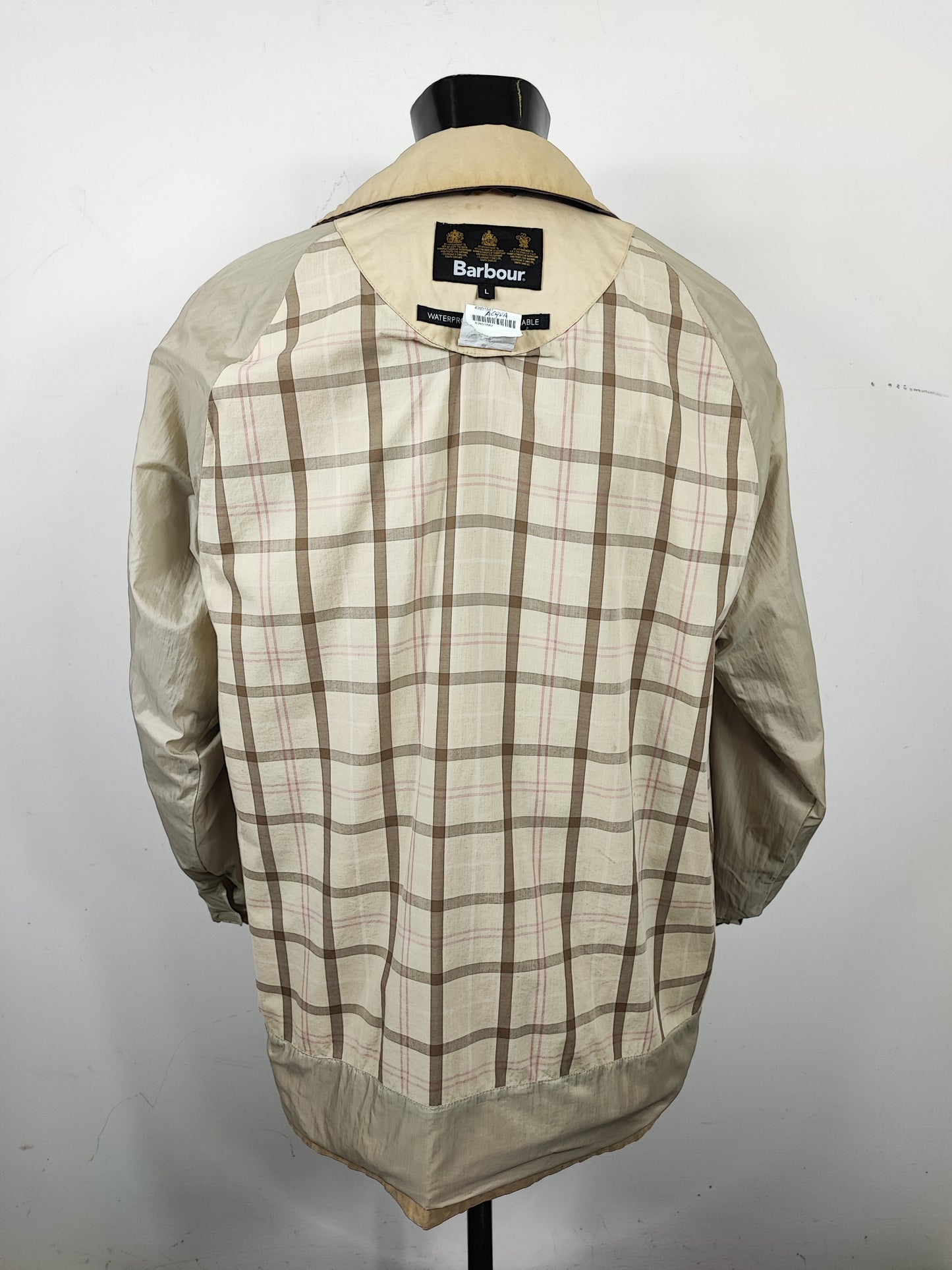 Giacca Barbour da uomo Summer Beaufort Beige Large Beige Summer Beaufort jacket L