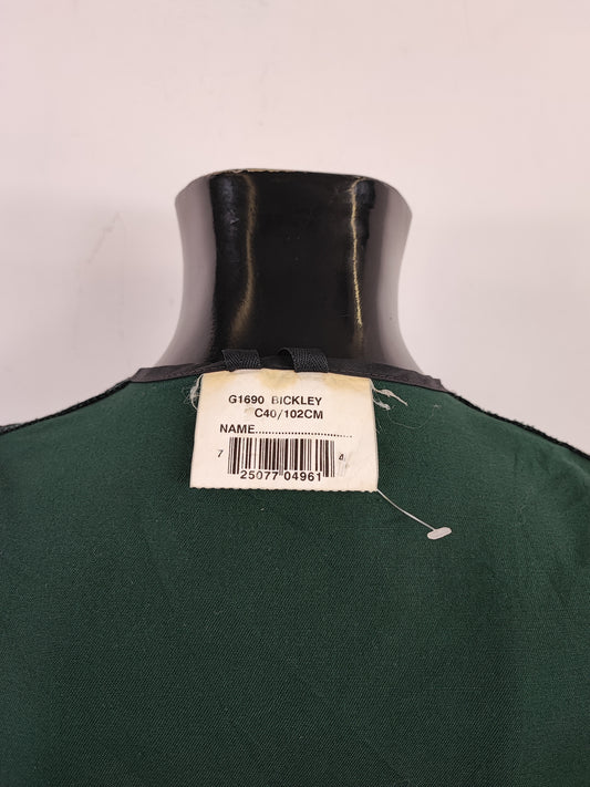 Gilet Barbour Uomo vintage da tiro verde Medium C40/102 cm  -Man Shooting Vintage Bickley Vest size M
