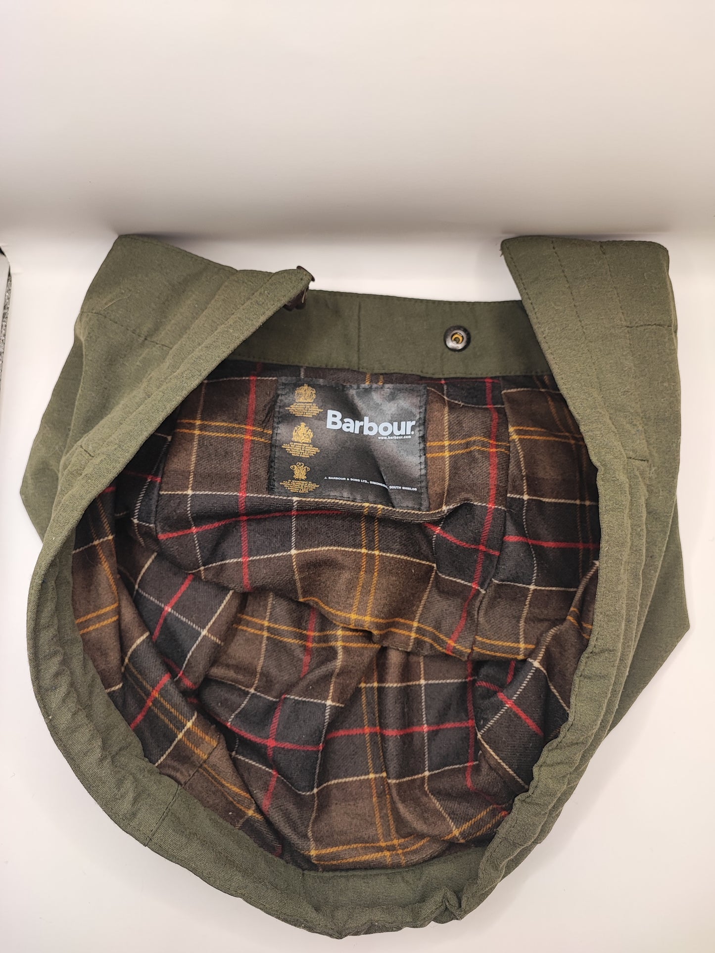 Cappuccio Barbour verde per Beaufort Endurance - A133 Green Beaufort Endurance hood