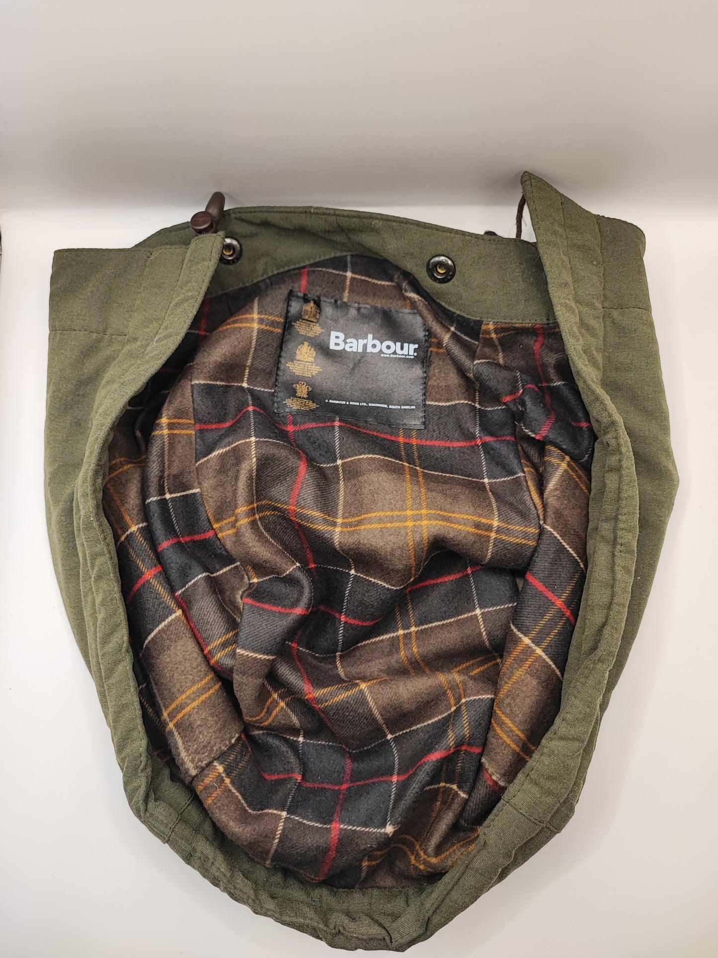 Cappuccio Barbour verde per Beaufort Endurance - A133 Green Beaufort Endurance hood