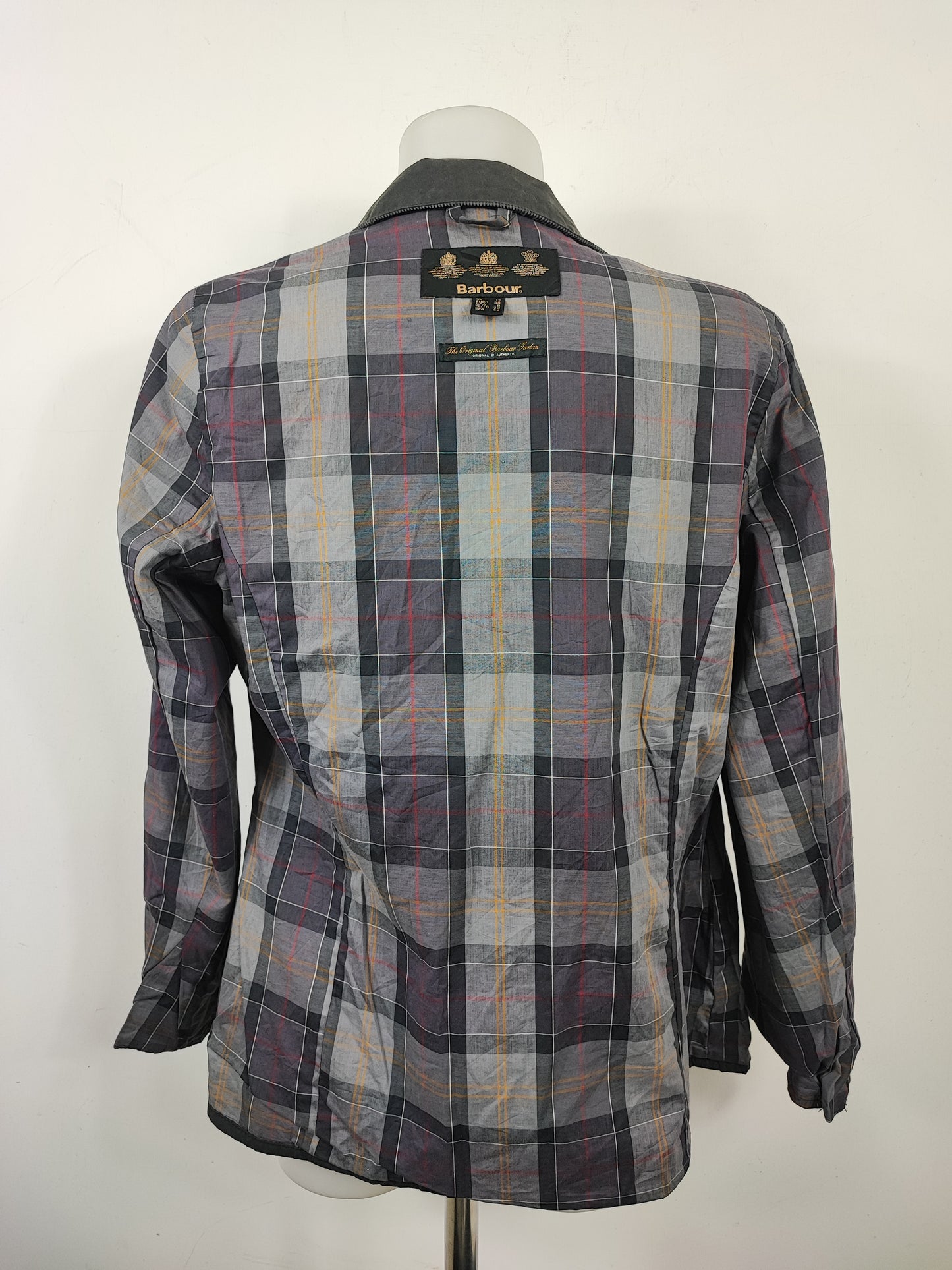 Giacca Barbour International Donna Medium UK12 -Lady Flyweight nternational Black Jacket UK12