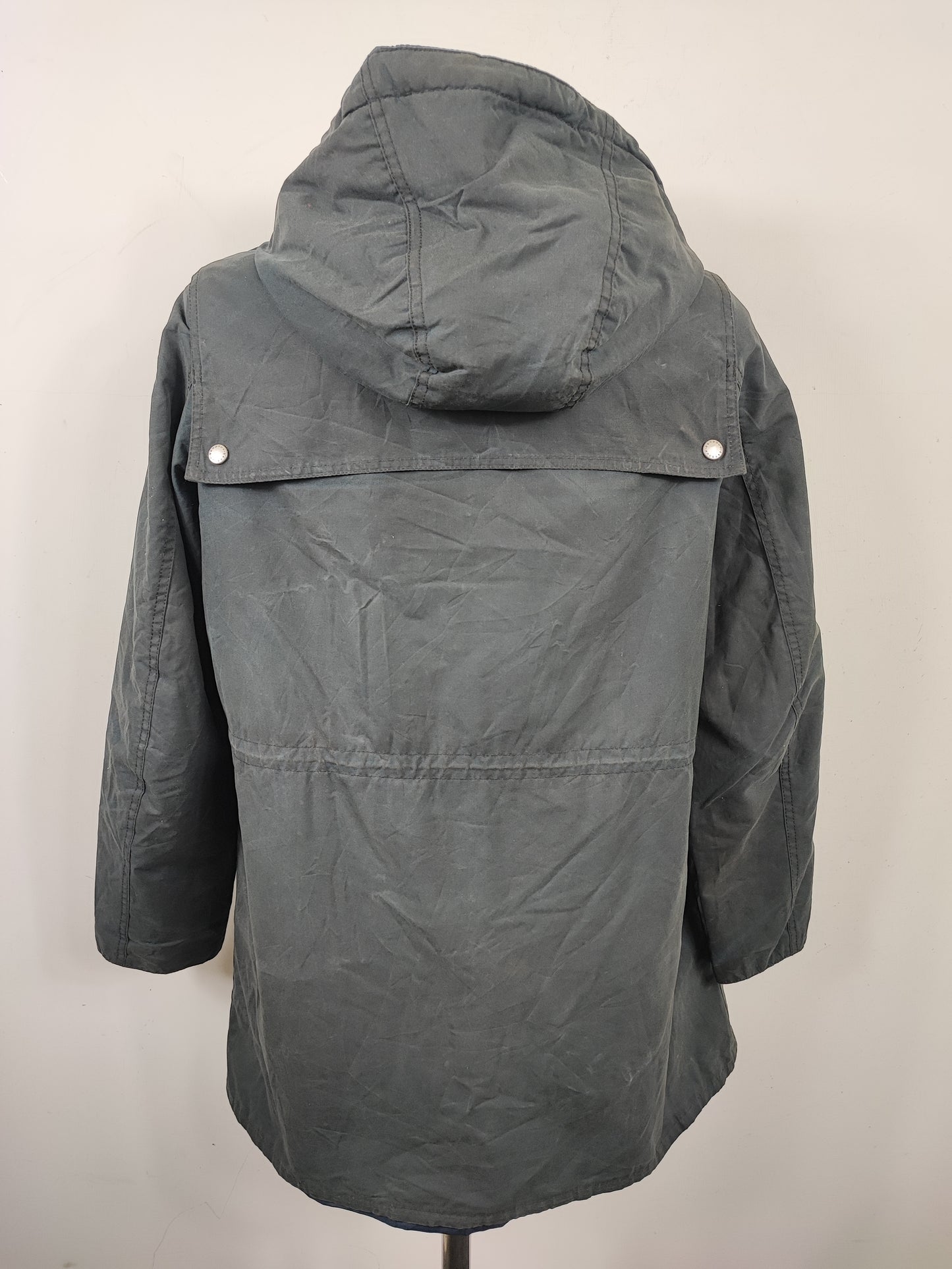 Parka Barbour da Donna blu in cotone cerato uk 12 tg.42 Navy Lady Parka size UK12 Medium