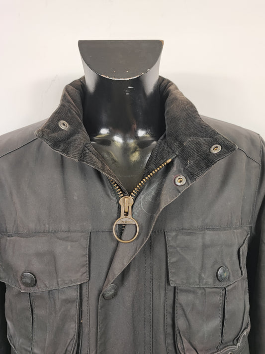 Barbour Giacca Uomo Corbridge Nera M Man Black Waxed Corbridge Jacket Size Medium