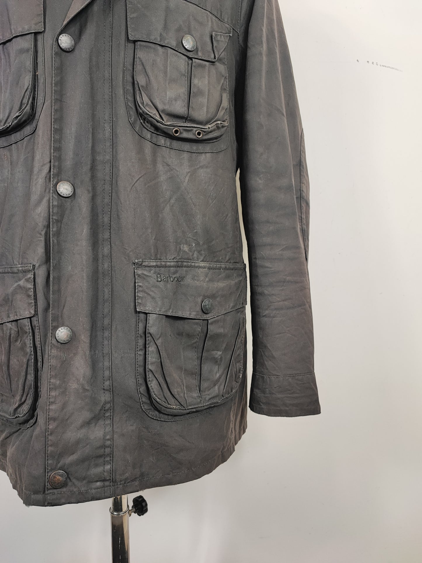 Barbour Giacca Uomo Corbridge Nera M Man Black Waxed Corbridge Jacket Size Medium