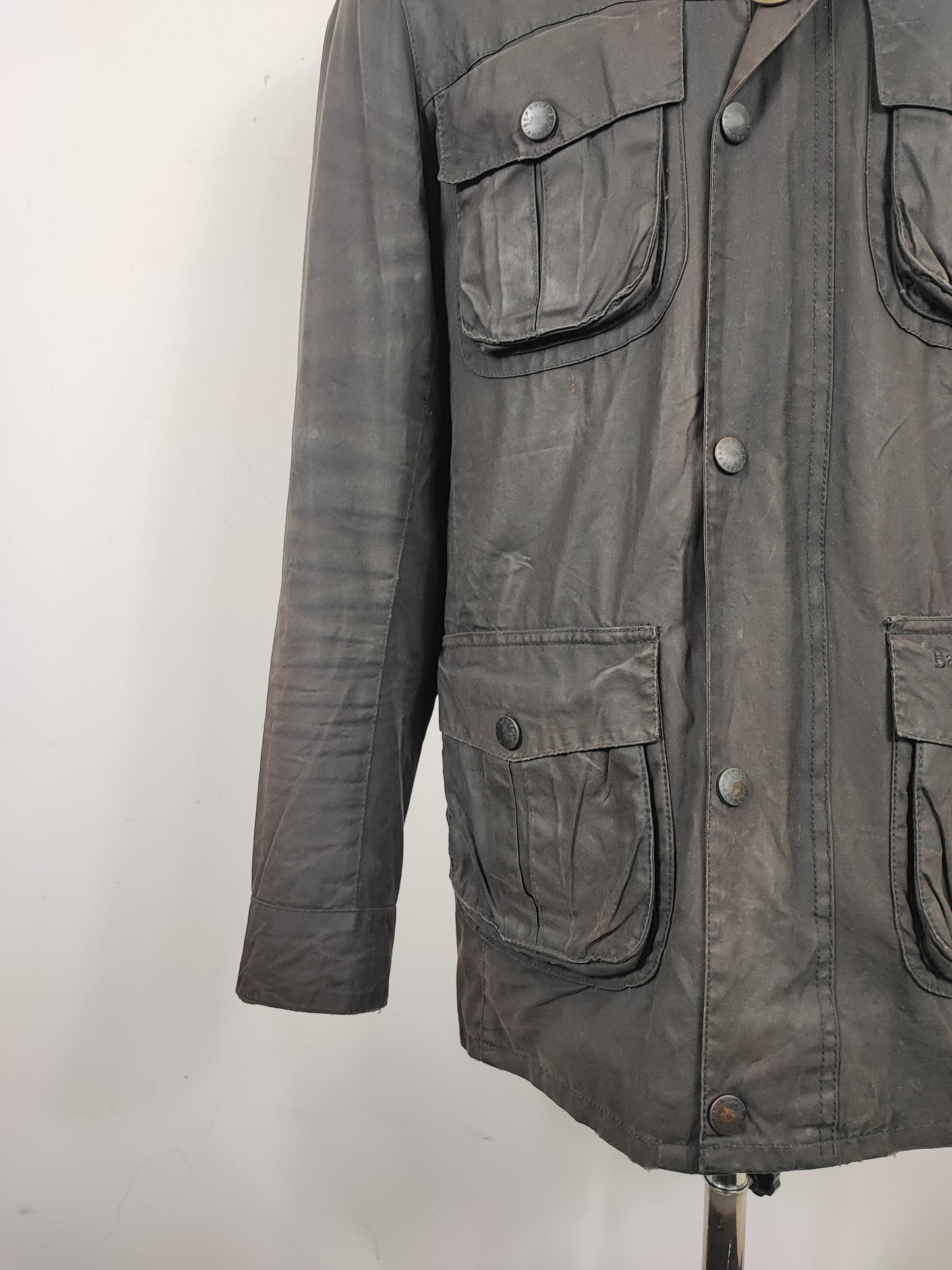 Barbour Giacca Uomo Corbridge Nera M Man Black Waxed Corbridge Jacket Size Medium