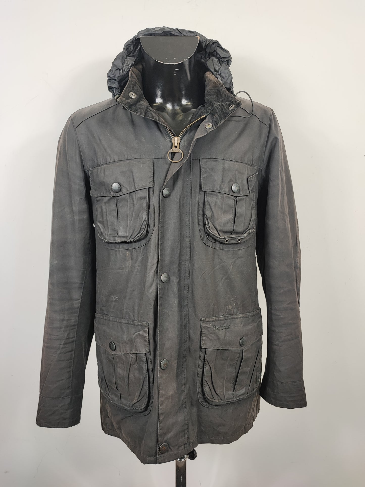Barbour Giacca Uomo Corbridge Nera M Man Black Waxed Corbridge Jacket Size Medium