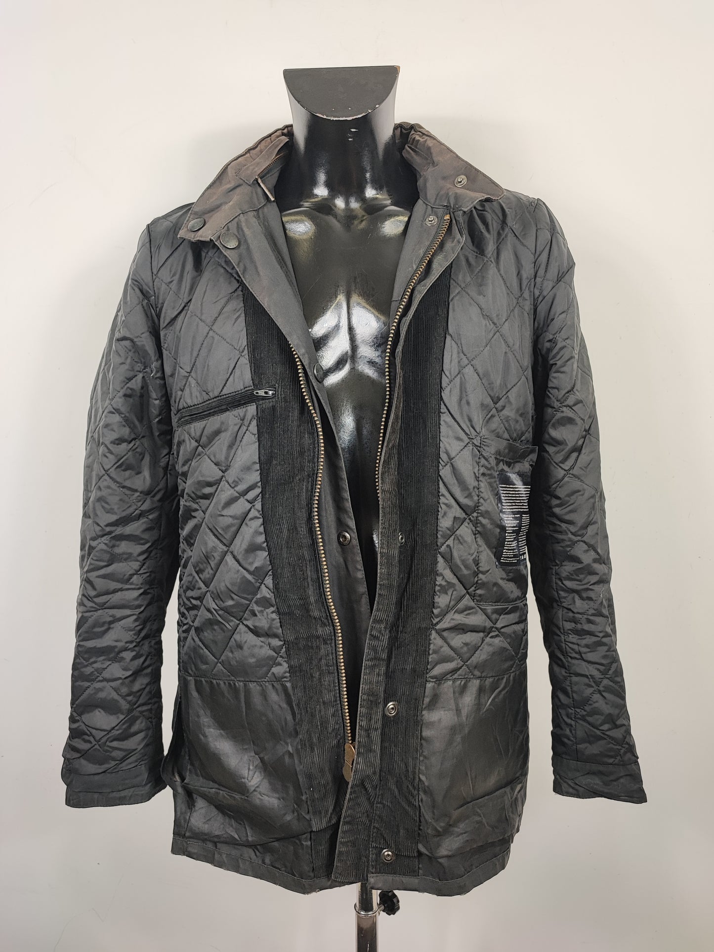 Barbour Giacca Uomo Corbridge Nera M Man Black Waxed Corbridge Jacket Size Medium