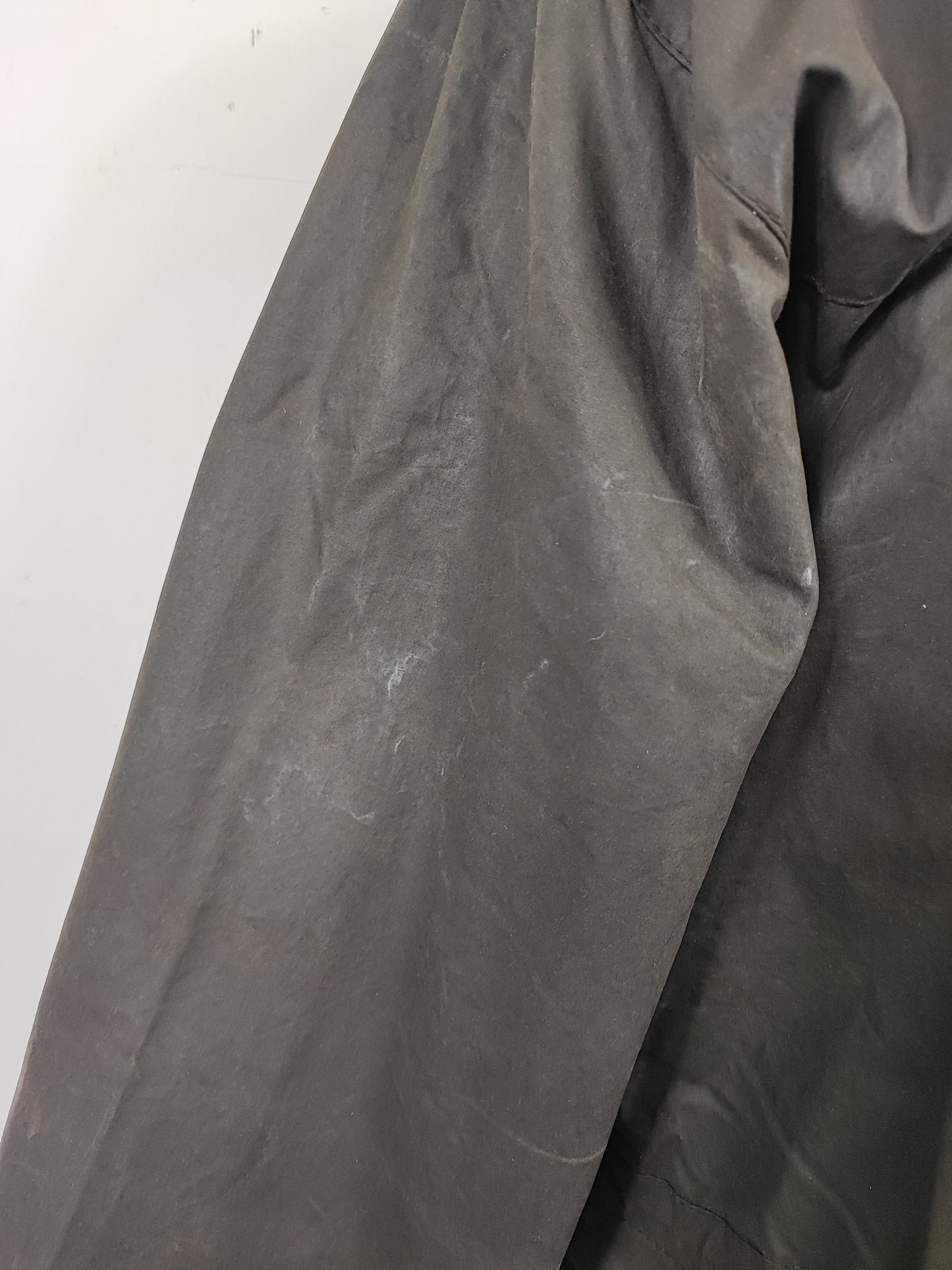 Barbour Giacca da Uomo nera cerata Large Man Polarwax Black Jacket Size L