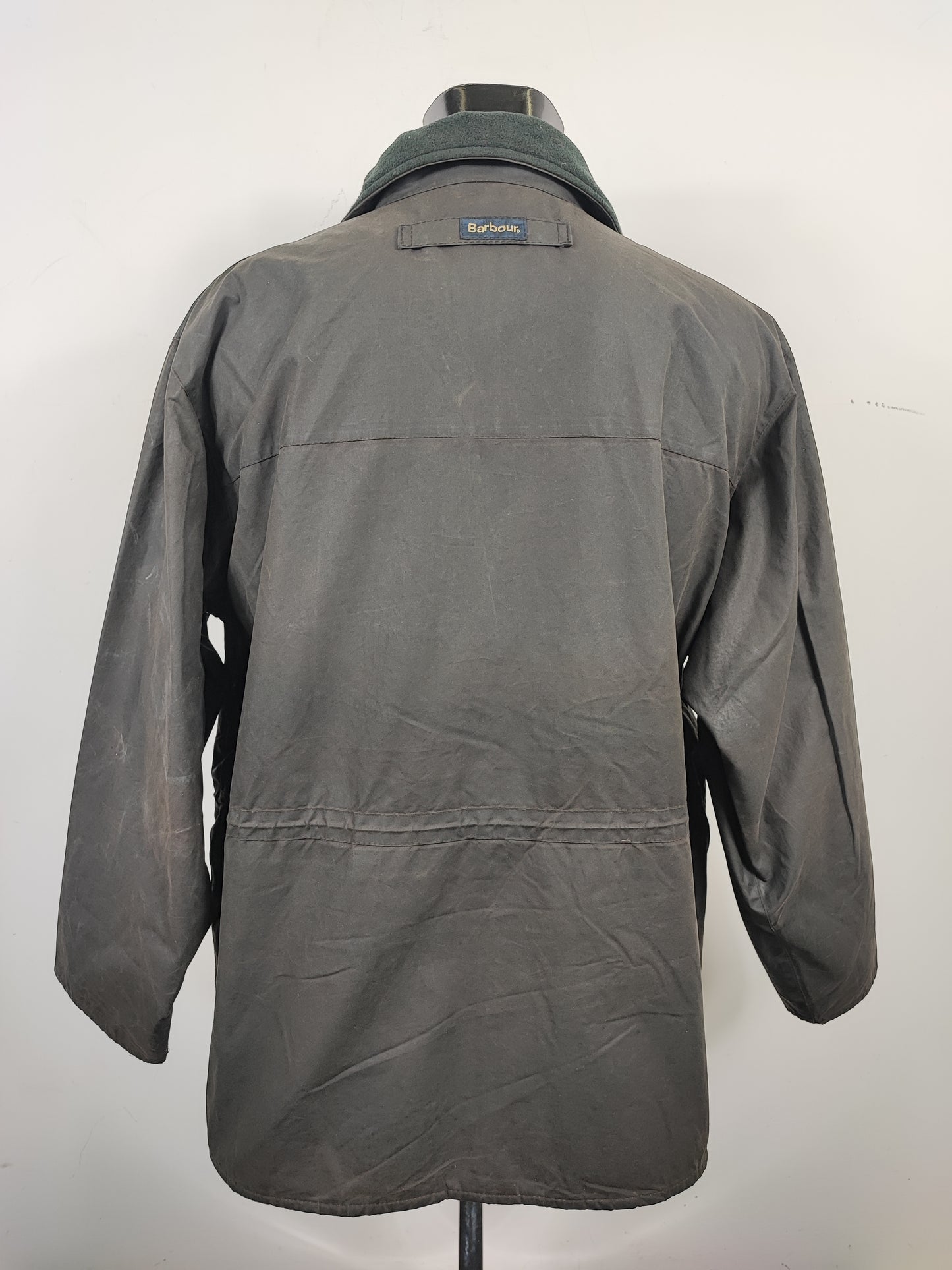 Barbour Giacca da Uomo nera cerata Large Man Polarwax Black Jacket Size L