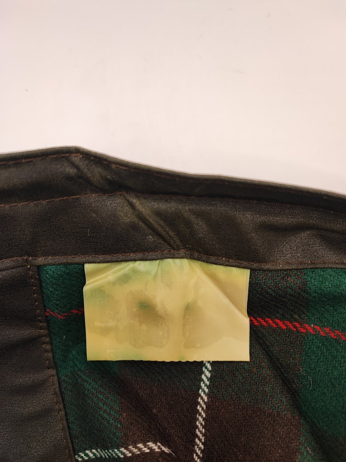 RARO Cappuccio Barbour vintage verde per Northumbria cerato Taglia Unica -Rare Northumbria Hood A411