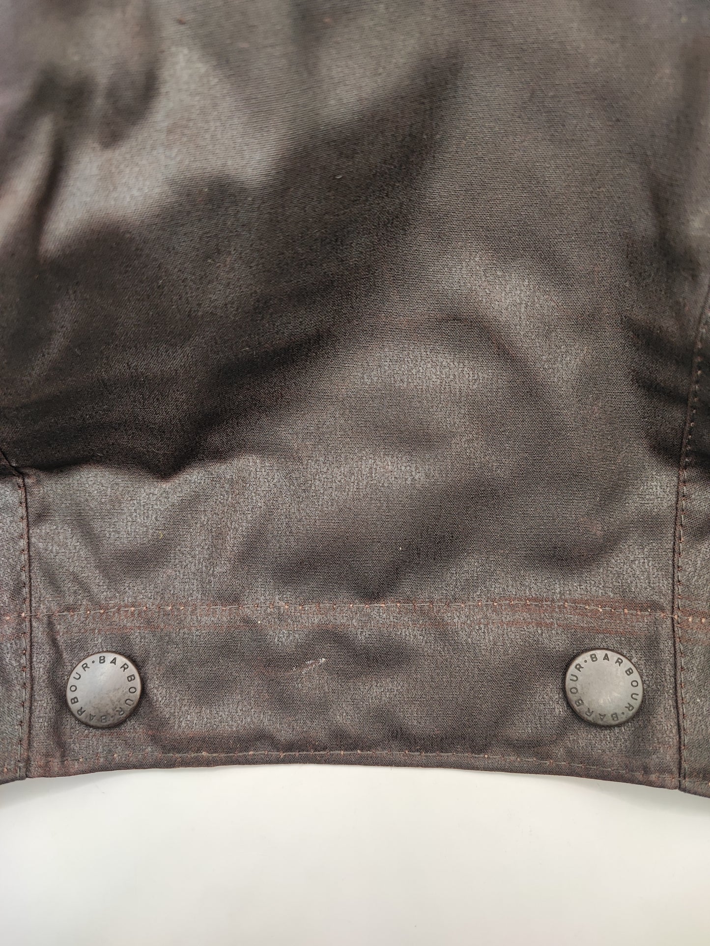 Cappuccio Barbour vintage marrone Taglia Unica - Brown Vintage Waxed Hood A198