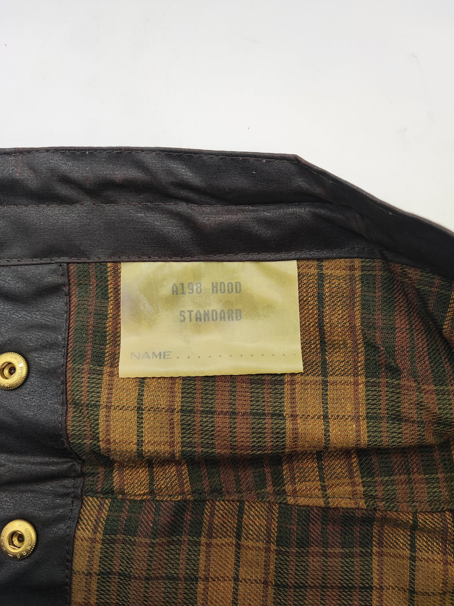 Cappuccio Barbour vintage marrone Taglia Unica - Brown Vintage Waxed Hood A198