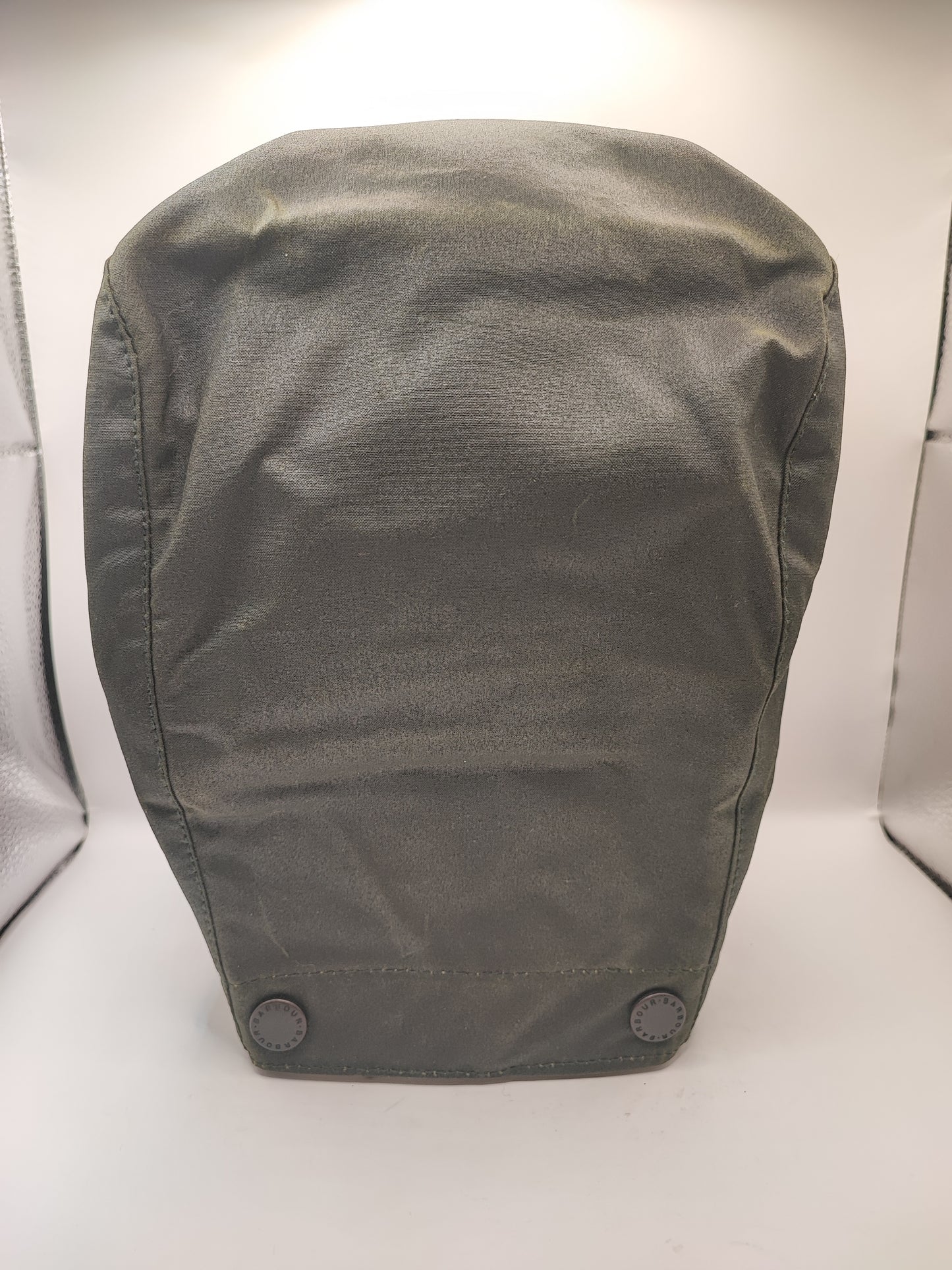 RARO Cappuccio Barbour vintage verde per Northumbria cerato Taglia Unica -Rare Northumbria Hood A410