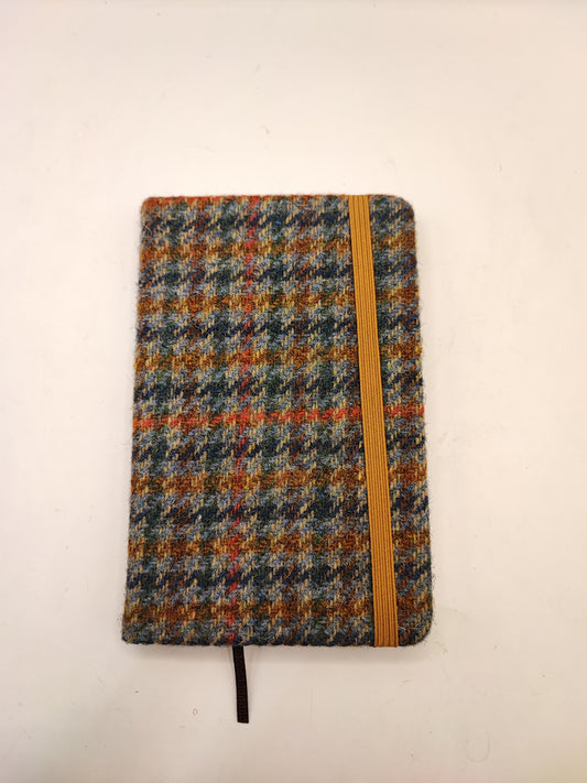 Agenda a righe rivestita in Tweed