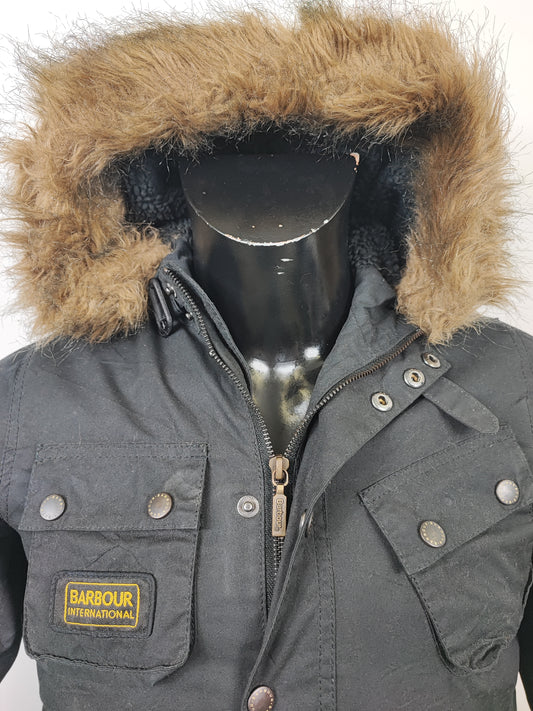 Giacca Barbour International nero da bambino/a Large - Kid Black International Parka size L