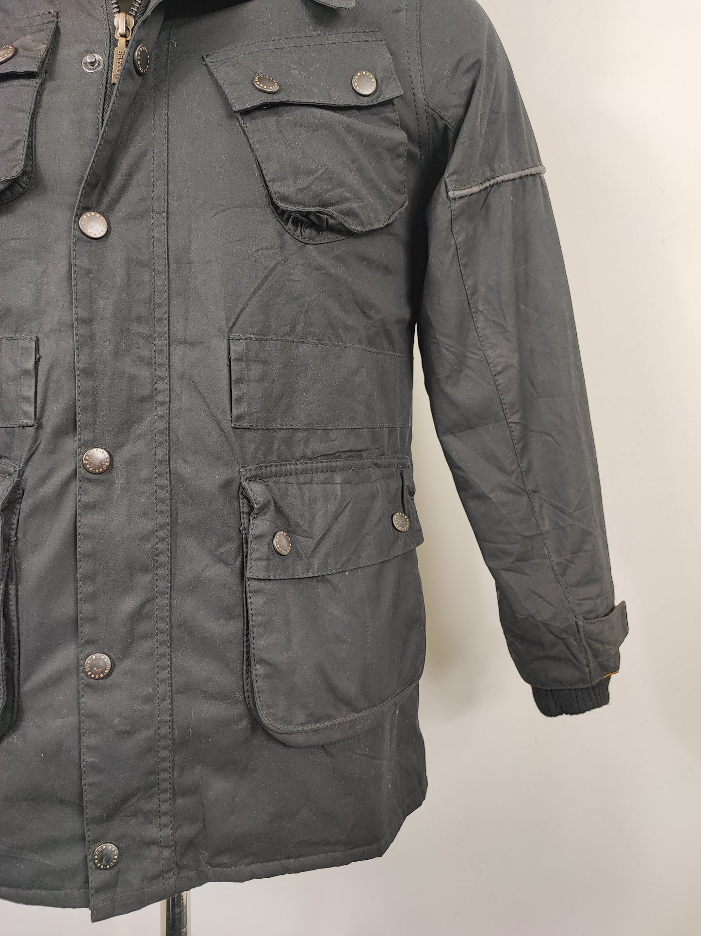 Giacca Barbour International nero da bambino/a Large - Kid Black International Parka size L