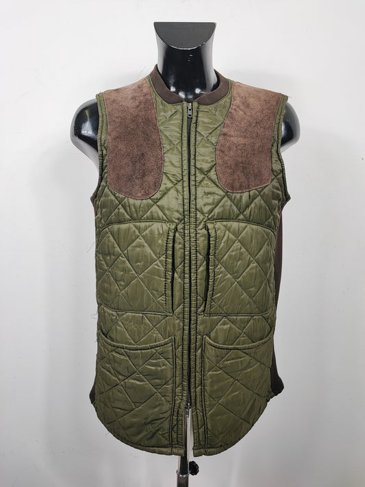Gilet Barbour Uomo vintage verde da caccia Medium - Man Green Vintage Waistcoat size M