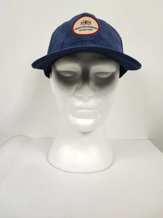 Cappello da Baseball in velluto blu Unisex taglia unica - Baseball cap in velvet navy color