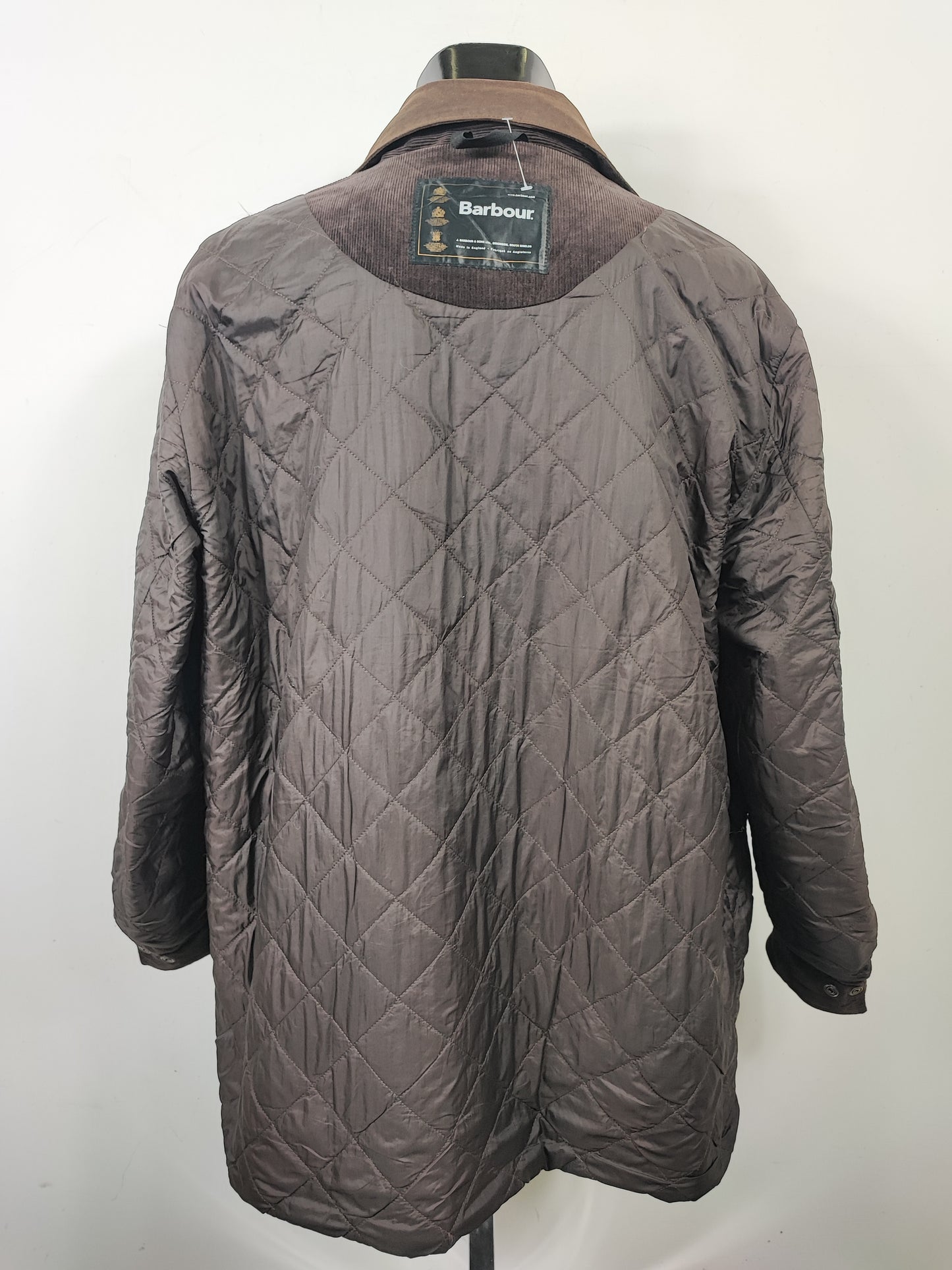 Giacca Barbour Marrone New Hampshire Cerata XLarge - Man Wax Brown New Hampshire Jacket Beige Size XLarge