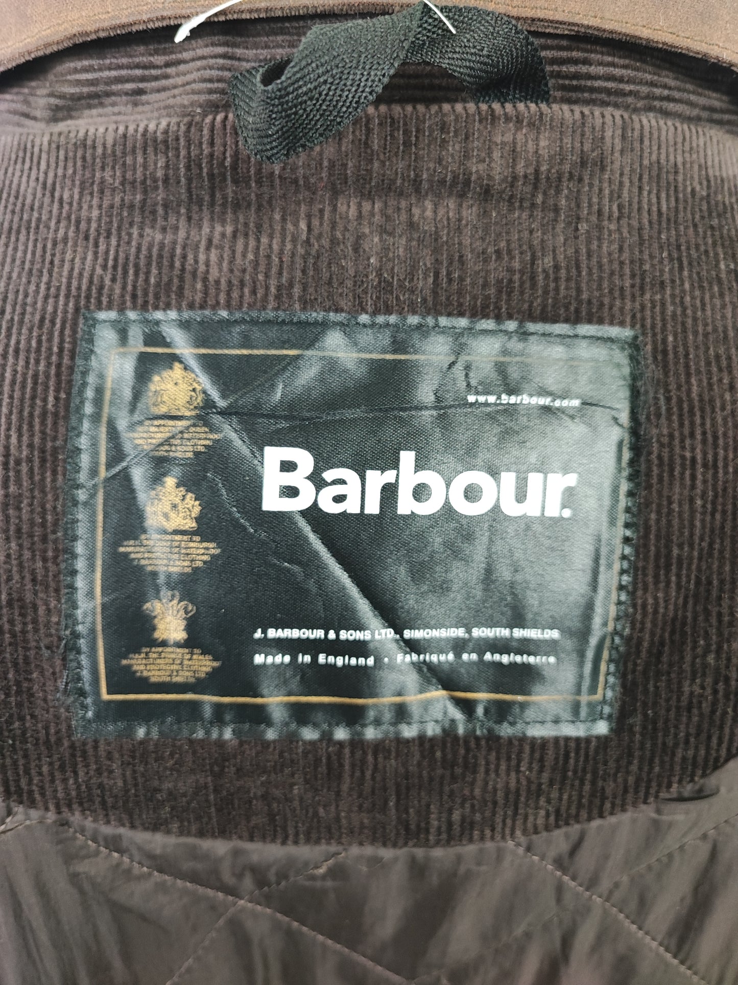 Giacca Barbour Marrone New Hampshire Cerata XLarge - Man Wax Brown New Hampshire Jacket Beige Size XLarge