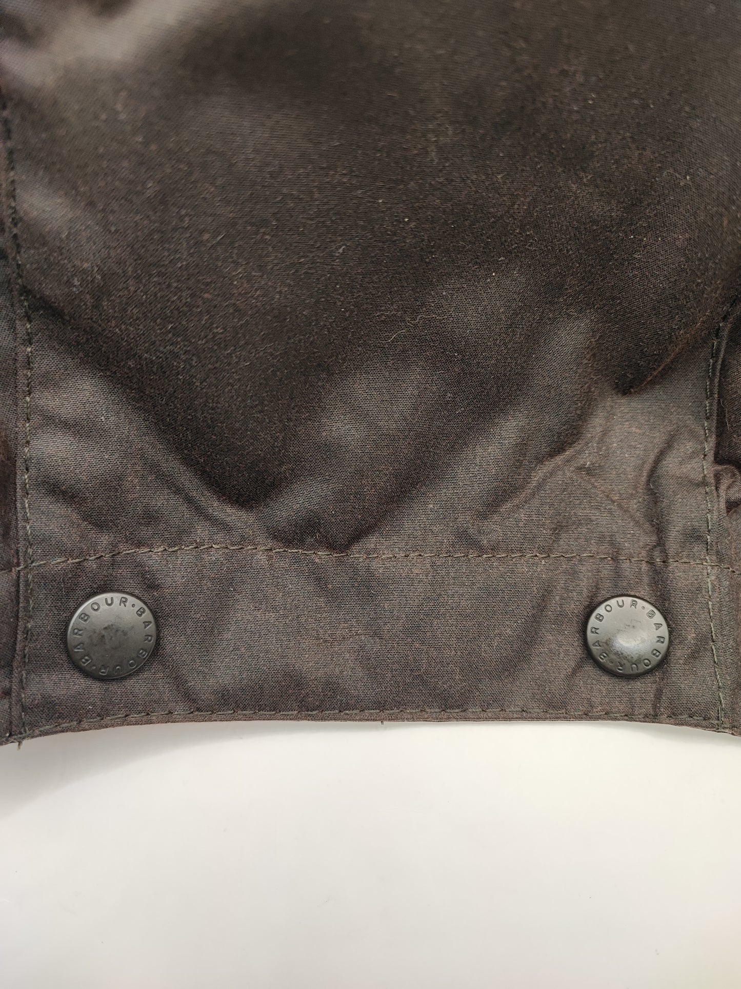 Cappuccio Barbour vintage marrone Taglia Unica - Brown Vintage Waxed Hood Rustic