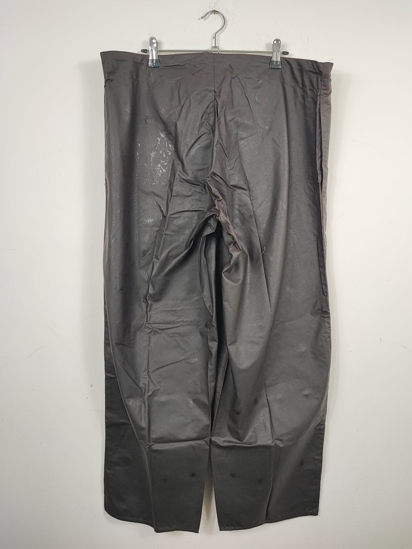 Cosciali vintage Barbour cerati marroni Small - Wax Man Brown Unlined trousers Size Small