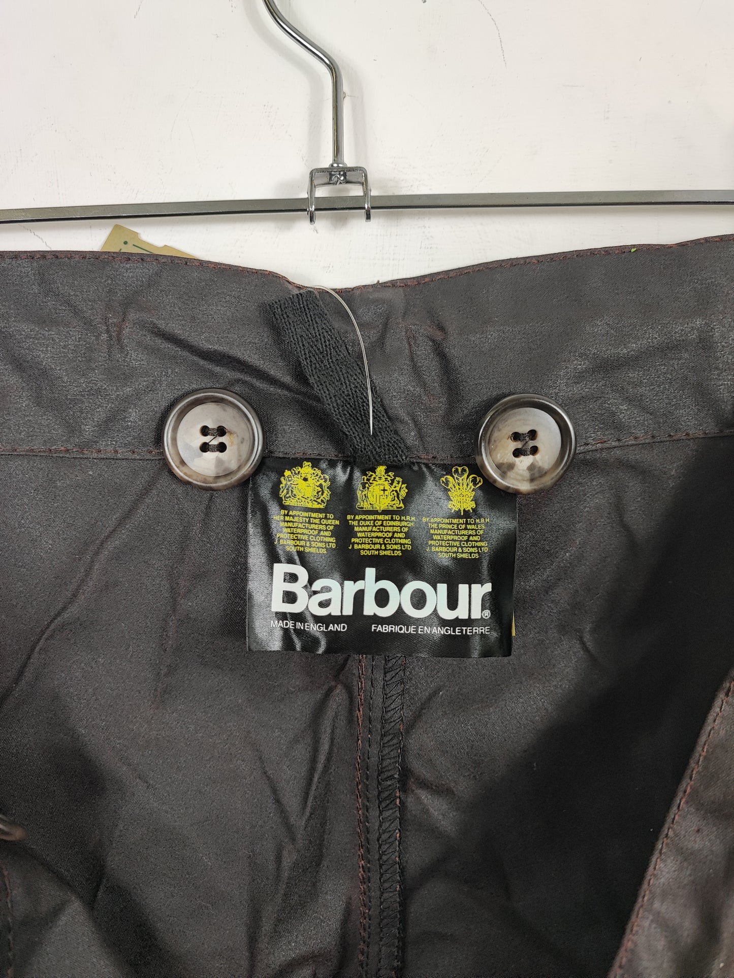 Cosciali vintage Barbour cerati marroni Small - Wax Man Brown Unlined trousers Size Small