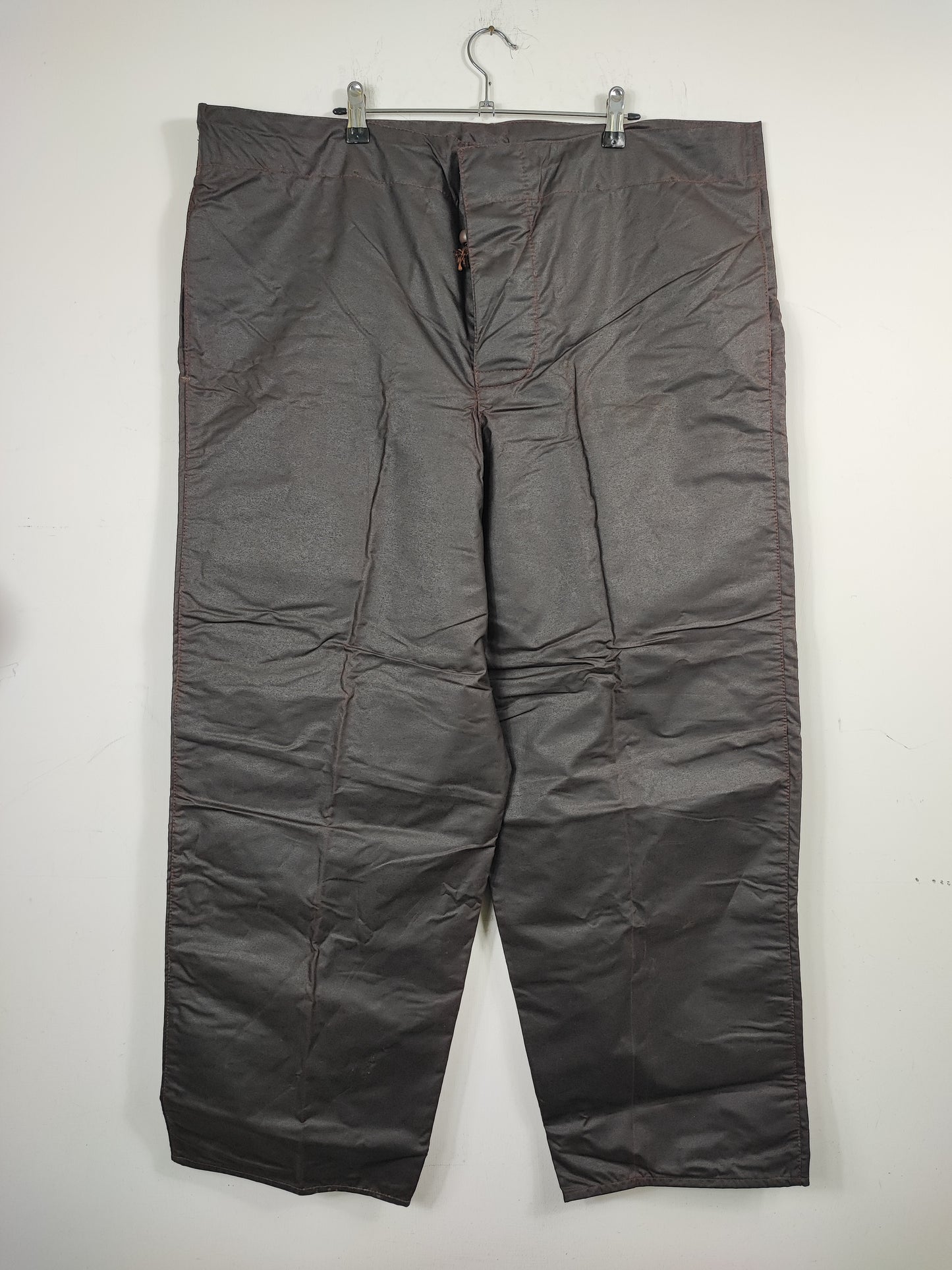 Cosciali vintage Barbour cerati marroni Large - Wax Man Brown Lined trousers Size Large