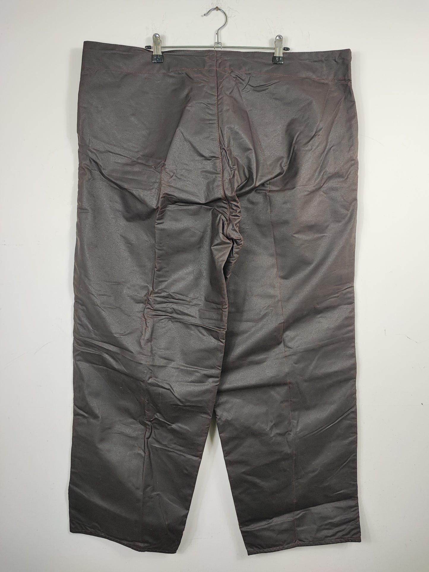 Cosciali vintage Barbour cerati marroni Large - Wax Man Brown Lined trousers Size Large