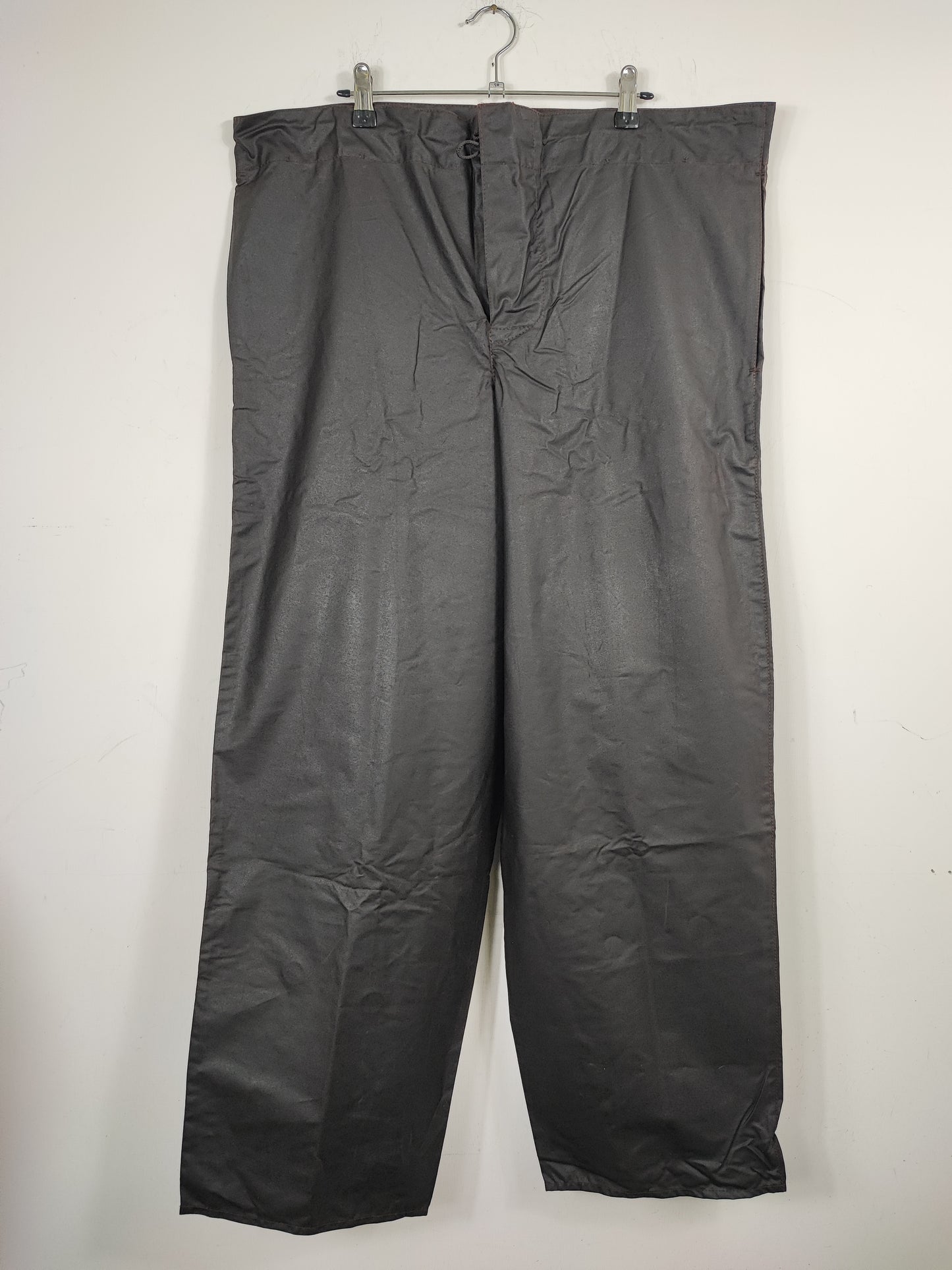 Cosciali vintage Barbour cerati marroni Medium- Wax Man Brown Unlined trousers Size Medium