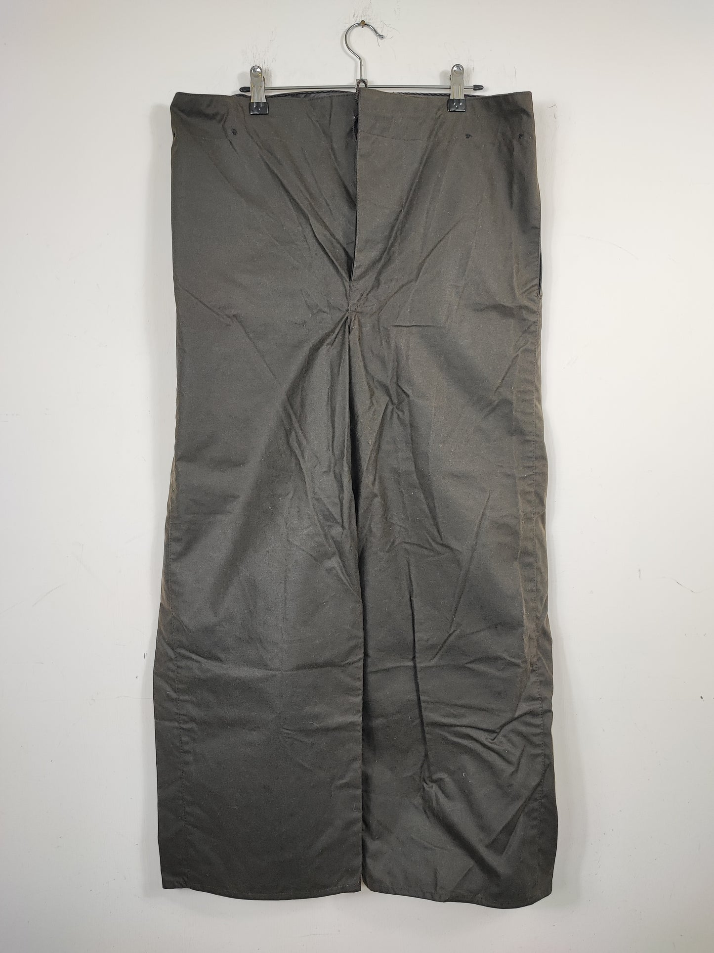 Cosciali vintage Barbour cerati verdi XSmall-  Wax Man Green lined trousers Size Xsmall