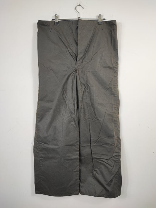 Cosciali vintage Barbour cerati verdi XSmall-  Wax Man Green lined trousers Size Xsmall