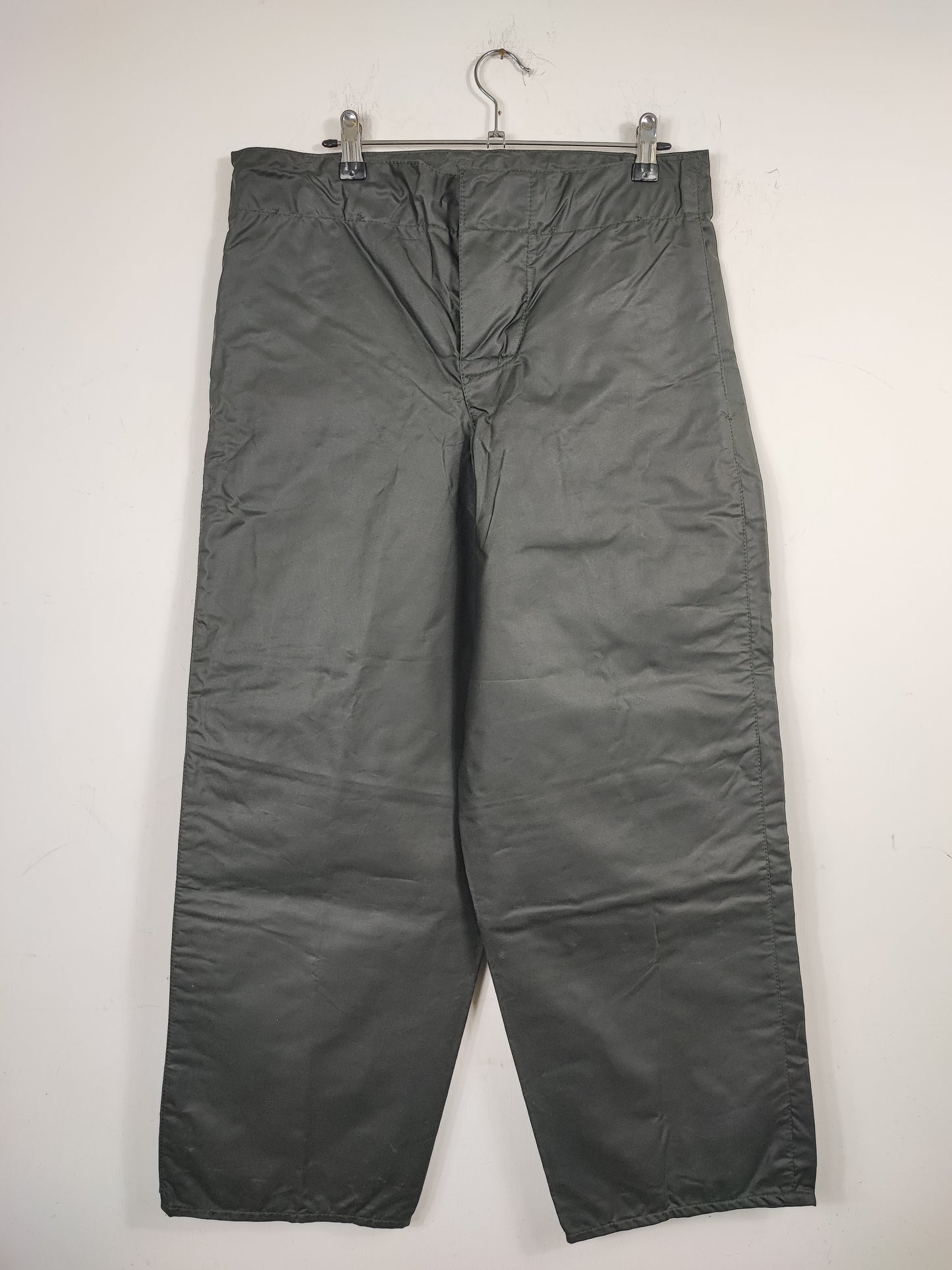 Cosciali vintage Barbour cerati verdi XSmall-  Wax Man Green lined trousers A124 Size Xsmall