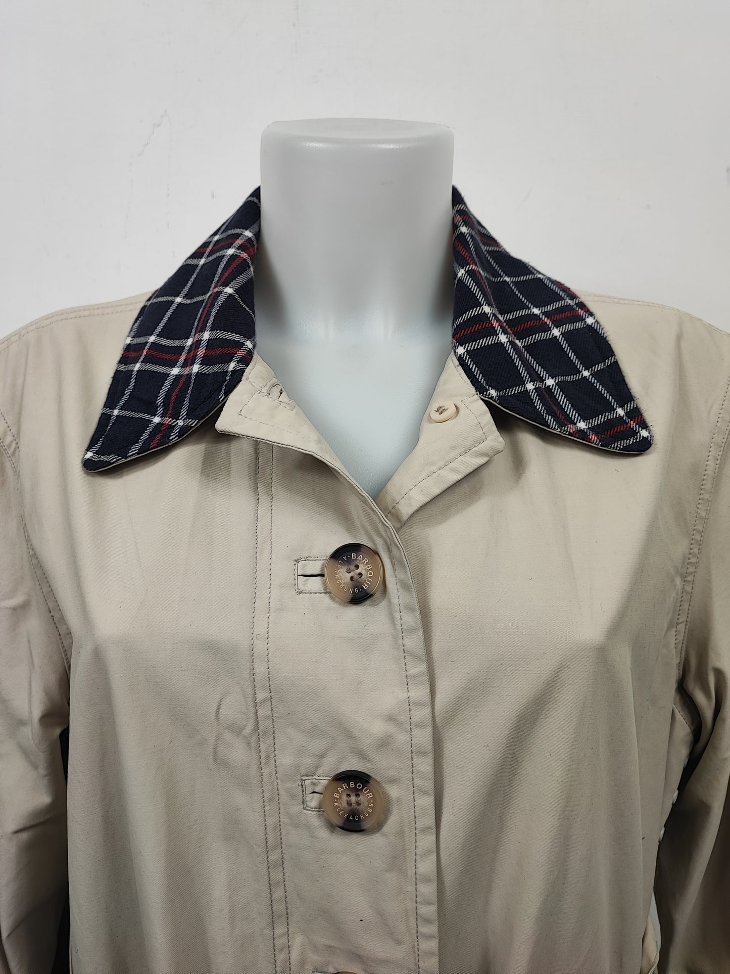 Barbour X Alexa Chung Glenda chiaro uk10 Small- Light Cream Trench by Alexa Chung size uk10 S